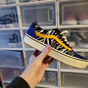 VANS OLD SKOOL COMFYCUSH ANIMAL PRINT WMNS SIZE 7 GENTLY USED